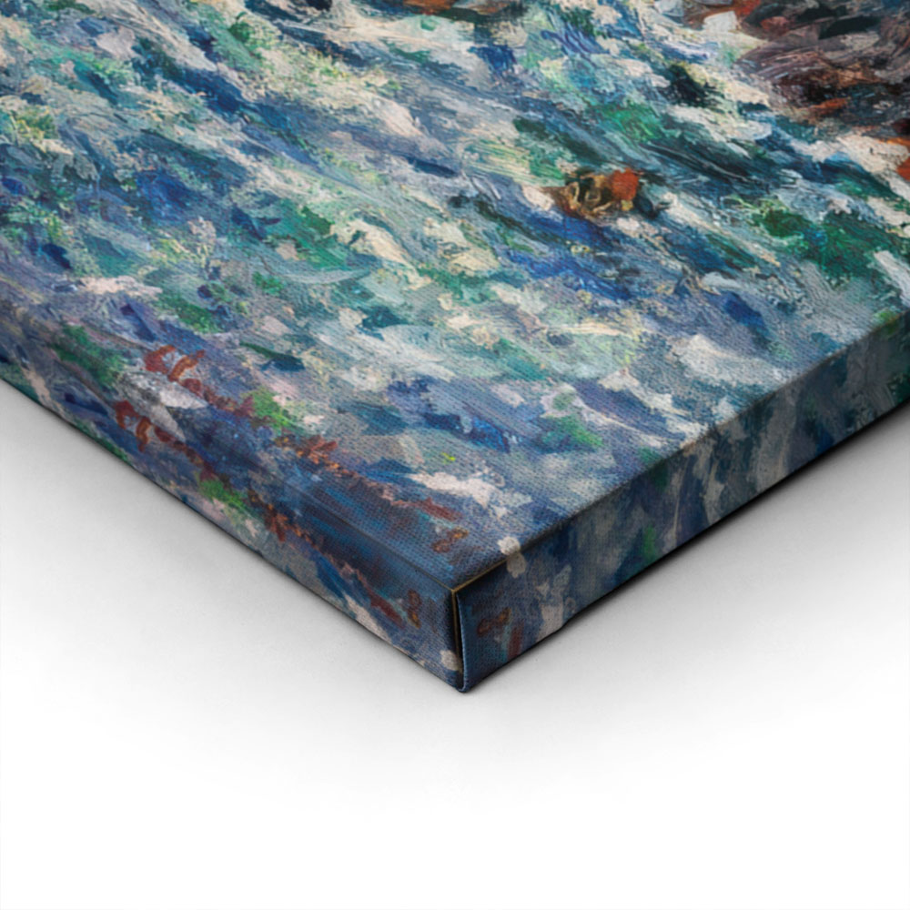 Πινακας σε καμβά MONET - THE PYRAMIDS AT PORT COTON