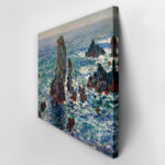Πινακας σε καμβά MONET - THE PYRAMIDS AT PORT COTON