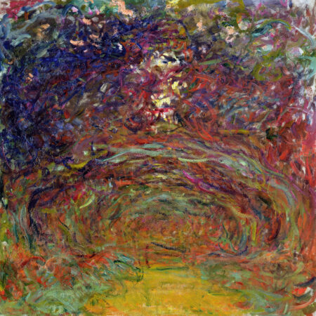 Πίνακας σε καμβά MONET - THE ROSE PATH AT GIVERNY - Monet Claude Sticky 5