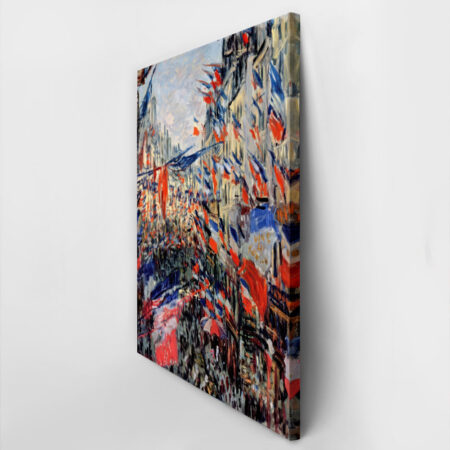 Πινακας σε καμβά MONET - THE RUE SAINT DENIS - Monet Claude Sticky 2