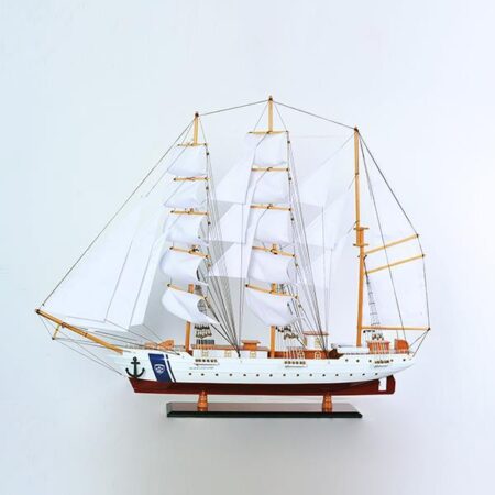 Καράβακι Ξύλινο διακοσμητικό λευκο 120x22x95cm - Ξύλινα Καραβάκια
