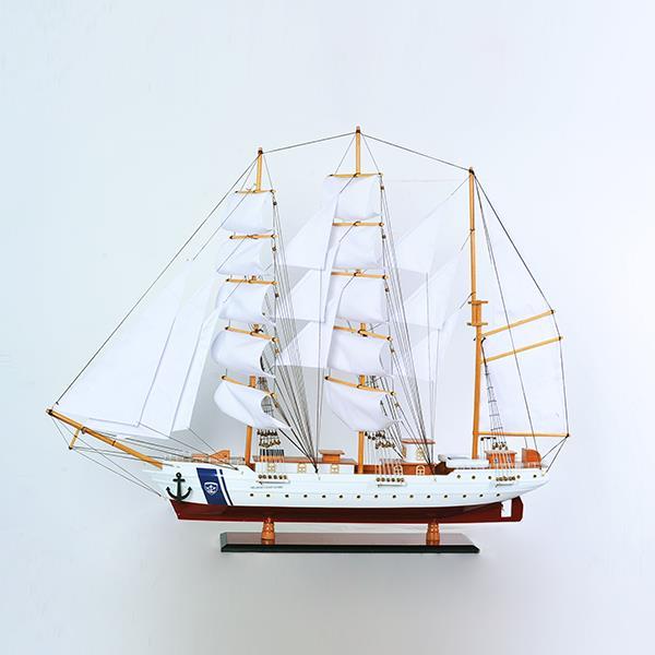 Καράβακι Ξύλινο διακοσμητικό λευκο 120x22x95cm
