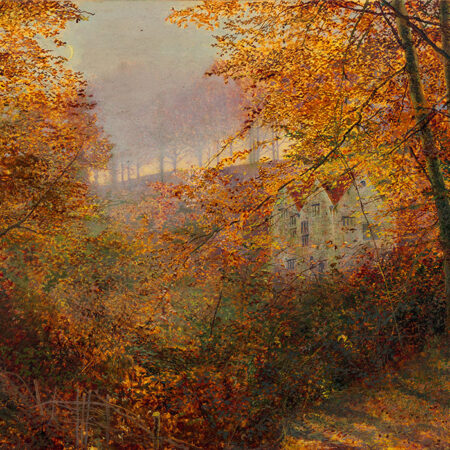 Πινακας σε καμβά JOHN ATKINSON - A HOUSE IN A CLEARING - John Atkinson Sticky 5