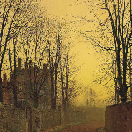 Πινακας σε καμβά JOHN ATKINSON - AN AUTUMN LANE - John Atkinson Sticky 5