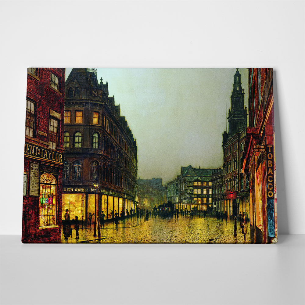 Πινακας σε καμβά JOHN ATKINSON - BOAR LANE LEEDS