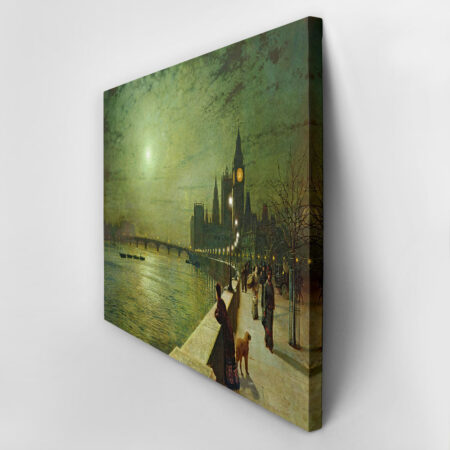 Πινακας σε καμβά JOHN ATKINSON - REFLECTIONS ON THE THAMES - John Atkinson Sticky 2
