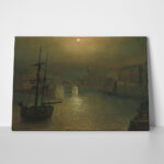 Πινακας σε καμβά JOHN ATKINSON - WHITBY HARBOUR
