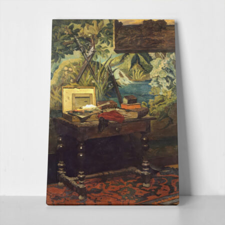 Πινακας σε καμβά MONET - A CORNER OF THE STUDIO - Monet Claude