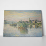 Πινακας σε καμβά MONET - BANKS OF THE SAINE AT LAVACOURT