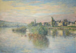 Πινακας σε καμβά MONET - BANKS OF THE SAINE AT LAVACOURT