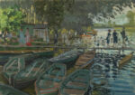 Πινακας σε καμβά MONET - BATHERS AT LA GRENOUILLERE