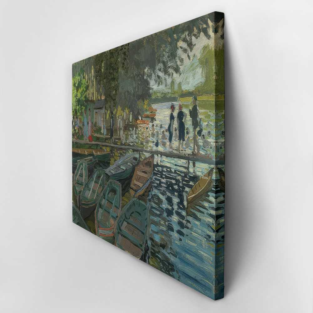 Πινακας σε καμβά MONET - BATHERS AT LA GRENOUILLERE