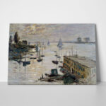 Πινακας σε καμβά MONET - THE POOL SEEN FROM THE BRIDGE
