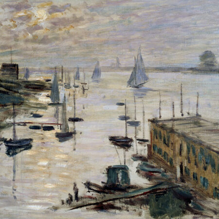 Πινακας σε καμβά MONET - THE POOL SEEN FROM THE BRIDGE - Monet Claude Sticky 5