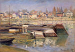 Πινακας σε καμβά MONET - THE SEINE AT ASNIERES