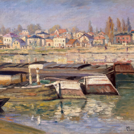 Πινακας σε καμβά MONET - THE SEINE AT ASNIERES - Monet Claude Sticky 5