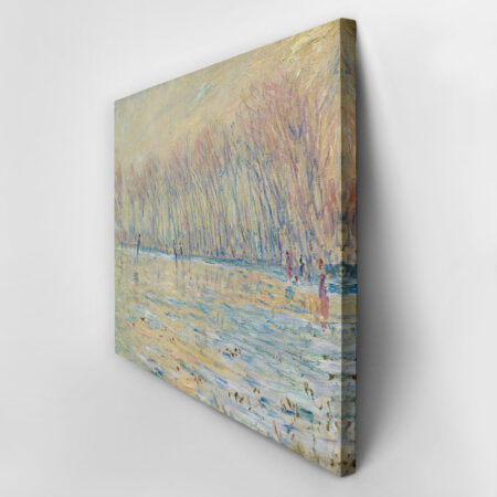 Πινακας σε καμβά MONET - THE SKATERS AT GIVERNY - Monet Claude Sticky 2