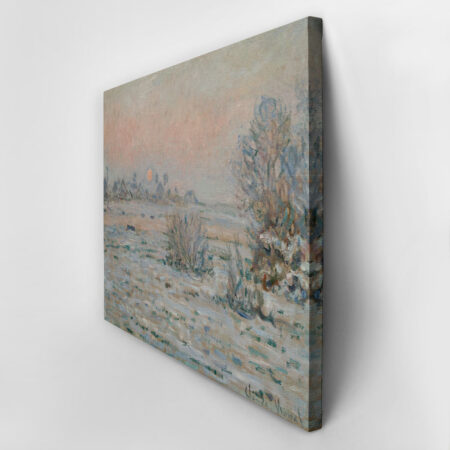 Πινακας σε καμβά MONET - WINTER SUN AT LAVACOURT - Monet Claude Sticky 2