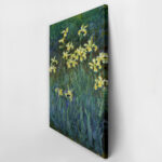 Πινακας σε καμβά MONET - YELLOW IRISES