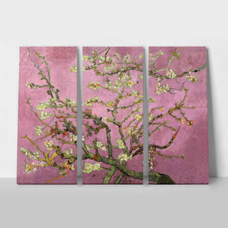 Τρίπτυχος Πινακας VAN GOGH ALMOND BLOSSOM PINK - Vincent Van Gogh
