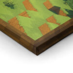 Πινακας σε καμβά VIDEO GAME BLOCKS SCENERY 2