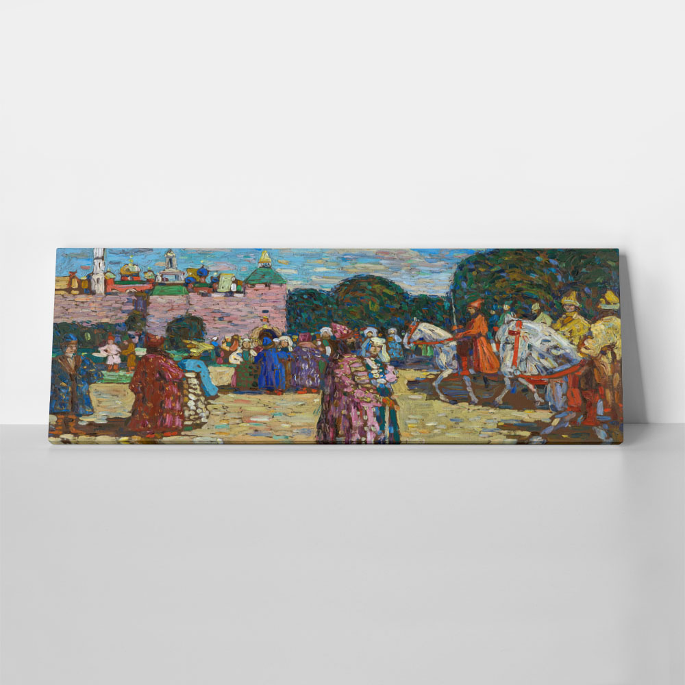 Πίνακας Πανοραμικός σε καμβά KANDINSKY - SUNDAY