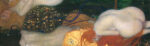 Πίνακας Πανοραμικός σε καμβά KLIMT - GOLDFISH PANORAMIC