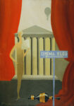 Πινακας σε καμβά MAGRITTE - BLUE CINEMA