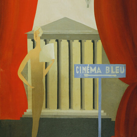 Πινακας σε καμβά MAGRITTE - BLUE CINEMA - Magritte Rene Sticky 5