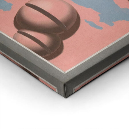 Πινακας σε καμβά MAGRITTE - PINK BELLES TATTERED SKIES - Magritte Rene Sticky 1