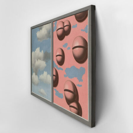 Πινακας σε καμβά MAGRITTE - PINK BELLES TATTERED SKIES - Magritte Rene Sticky 2