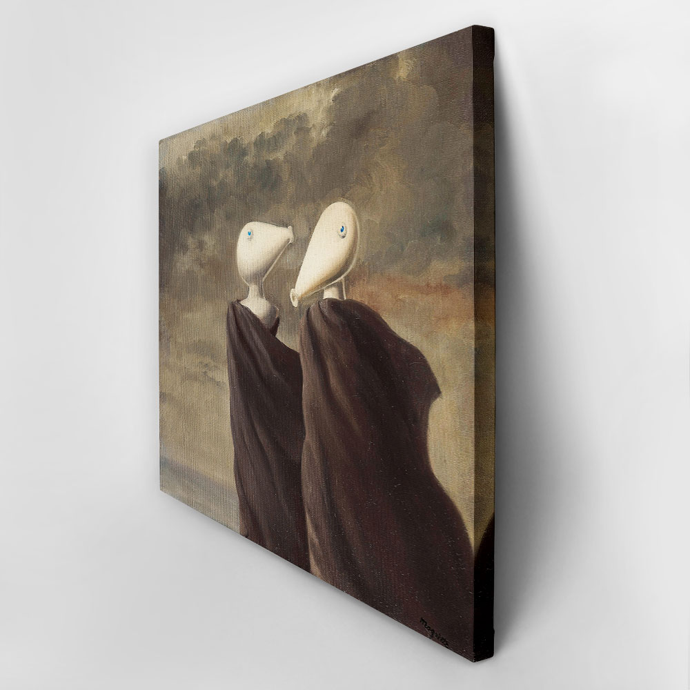 Πινακας σε καμβά MAGRITTE - SENTIMENTAL CONVERSATION