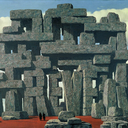 Πινακας σε καμβά MAGRITTE - THE ART OF CONVERSATION 1950 - Magritte Rene Sticky 5