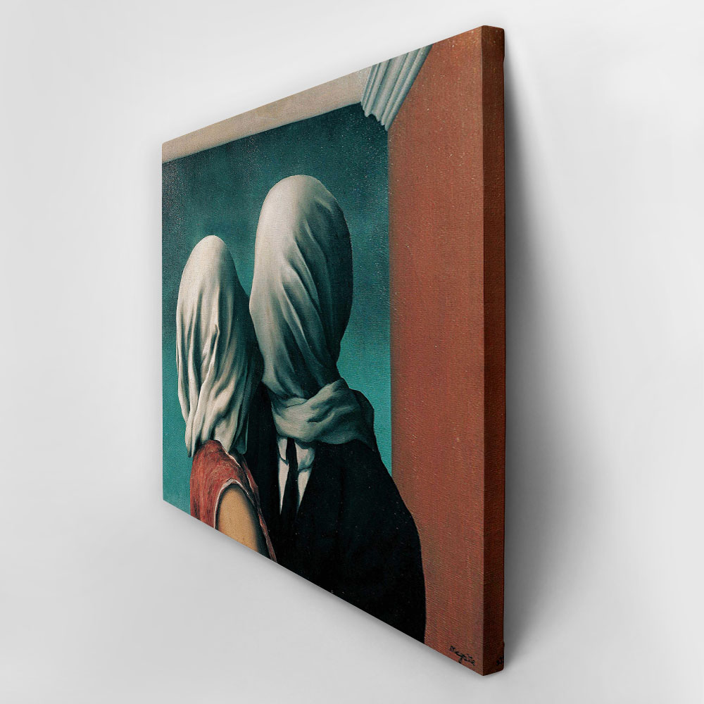 Πινακας σε καμβά MAGRITTE - THE LOVERS II