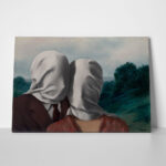Πινακας σε καμβά MAGRITTE - THE LOVERS