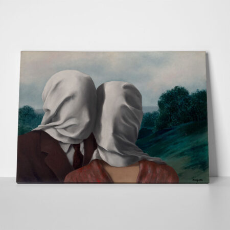 Πινακας σε καμβά MAGRITTE - THE LOVERS