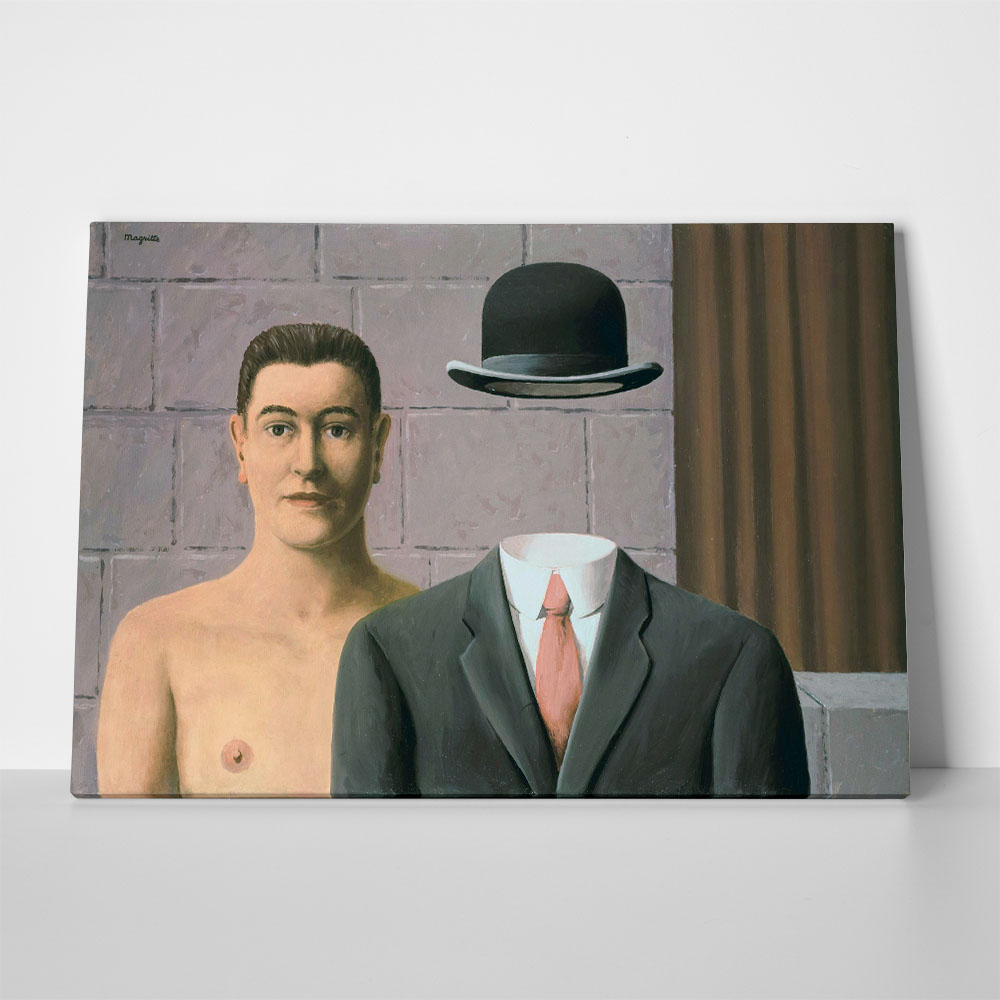 Πινακας σε καμβά MAGRITTE - THE ROAD TO DAMASCUS