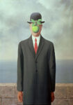 Πινακας σε καμβά MAGRITTE - THE SON OF A MAN
