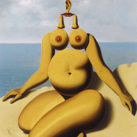 Πινακας σε καμβά MAGRITTE - THE WHITE RACE - Magritte Rene Sticky 5