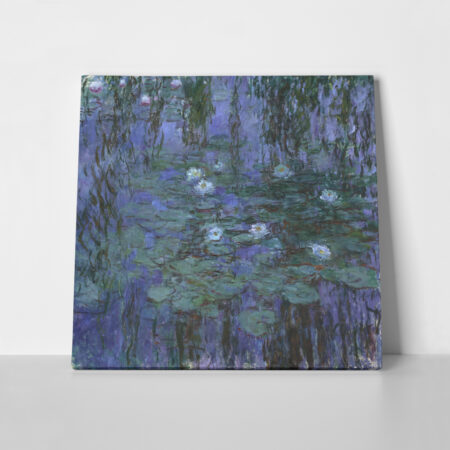 Πίνακας σε καμβά MONET - BLUE WATER LILIES - Monet Claude