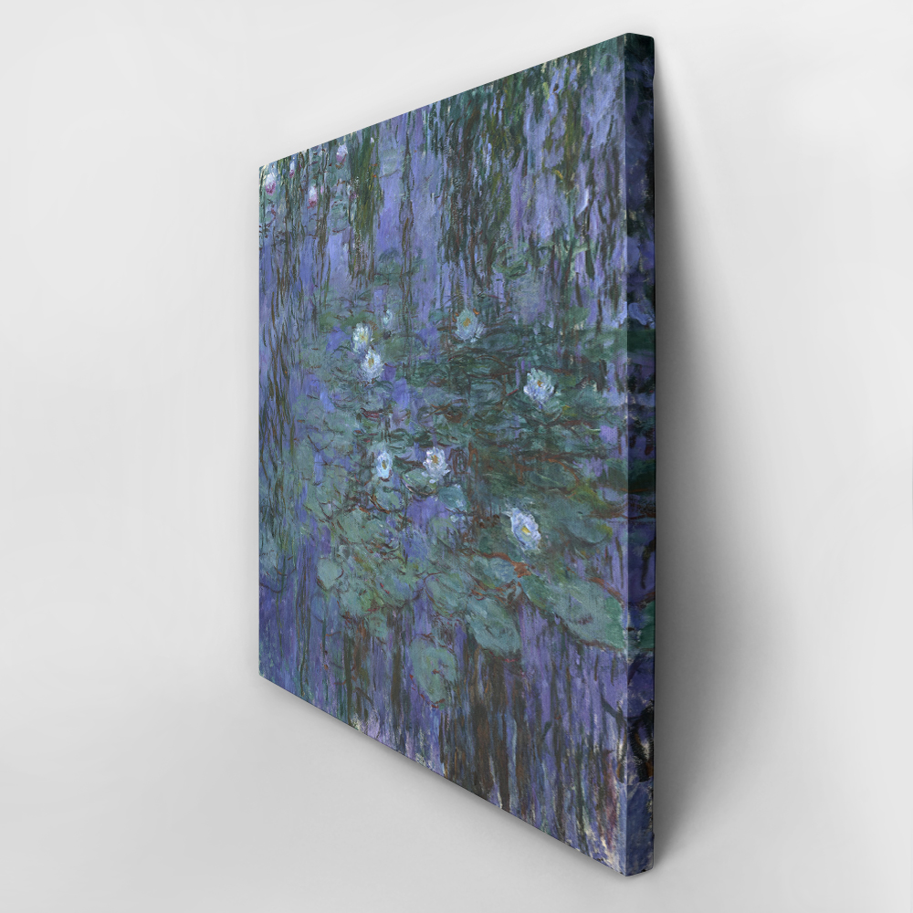 Πίνακας σε καμβά MONET - BLUE WATER LILIES