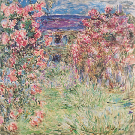 Πίνακας σε καμβά MONET - THE HOUSE AMONG THE ROSES - Monet Claude Sticky 5