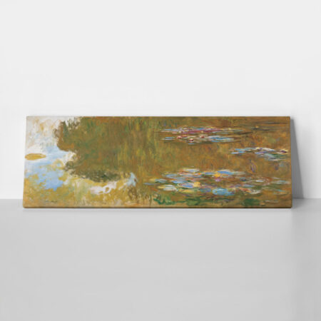 Πίνακας Πανοραμικός σε καμβά MONET - THE WATER LILY POND - Monet Claude