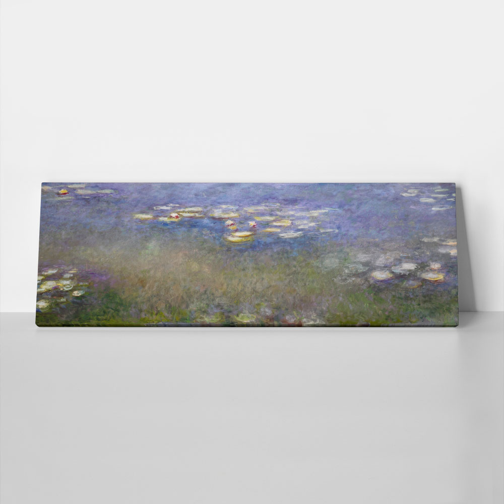 Πίνακας Πανοραμικός σε καμβά MONET - WATER LILIES