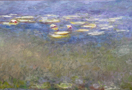 Πίνακας Πανοραμικός σε καμβά MONET - WATER LILIES - Monet Claude Sticky 5