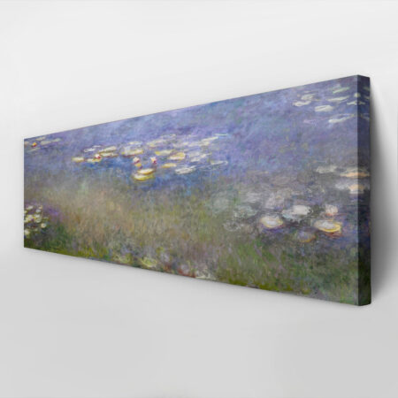 Πίνακας Πανοραμικός σε καμβά MONET - WATER LILIES - Monet Claude Sticky 2