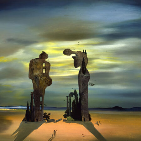 Πινακας σε καμβά DALI - ARCHEOLOGICAL REMINISCENCE OF MILLET'S ANGELUS - Salvador Dali Sticky 5