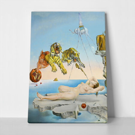 Πινακας σε καμβά DALI - DREAM CAUSE BY THE FIGHT OF A BEE - Salvador Dali