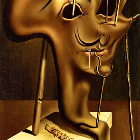 Πινακας σε καμβά DALI - SELF PORTRAIT WITH FRIED BACON - Salvador Dali Sticky 5