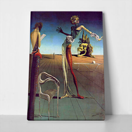 Πινακας σε καμβά DALI - WOMAN WITH A HEAD OF ROSES - Salvador Dali